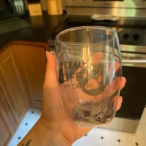 SOLD Never used dog wine cup